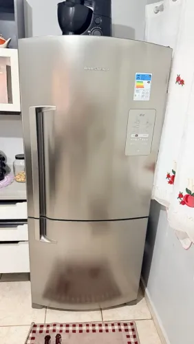 Geladeira Brastemp inversa inox 575 litros