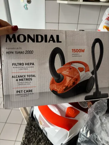 Aspirador Mondial Hepa Turbo 2000 1500w 4m - 110v