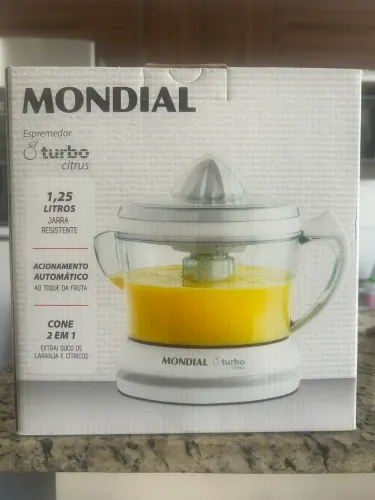 Espremedor Mondial Turbo Citrus NOVO