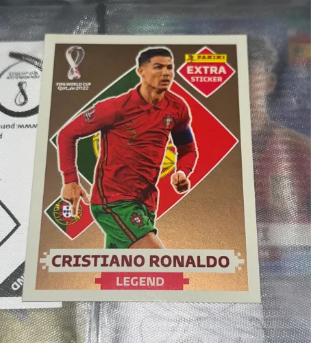 Figurinha Legend - Cristiano Ronaldo Copa do Mundo