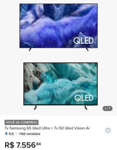 Vendo 2 tvs novas na caixa com nota fiscal ou troco