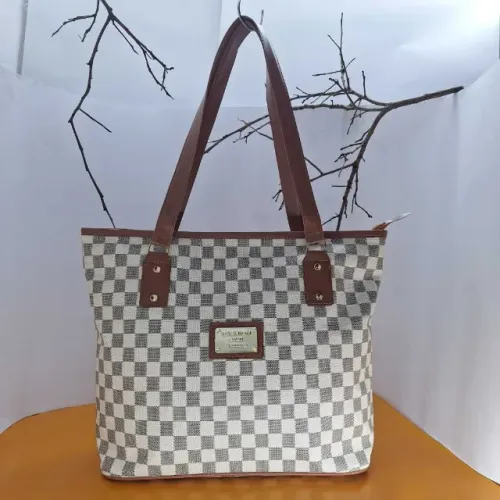Bolsa LV Xadrez de Ombro Sintético C/Alças Feminina Premium
