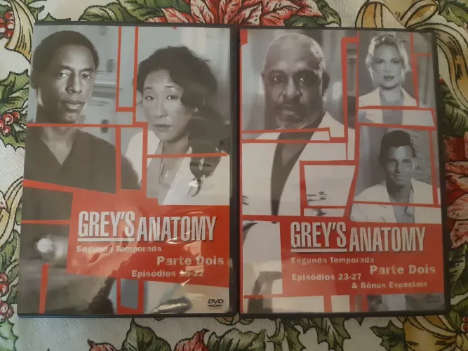 Dvds Grays Anatomy segunda parte da segunda temporada