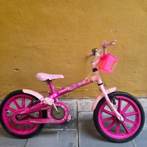 Bicicleta caloi infantil barbie 