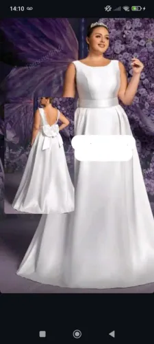Vendo vestido de noiva plus, novo nunca usado no modelo da imagem