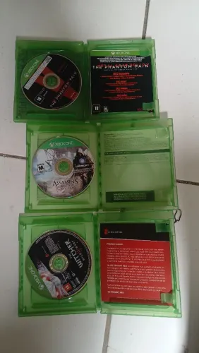 3 jogos de xbox one pra vender,PREÇO BARATO!