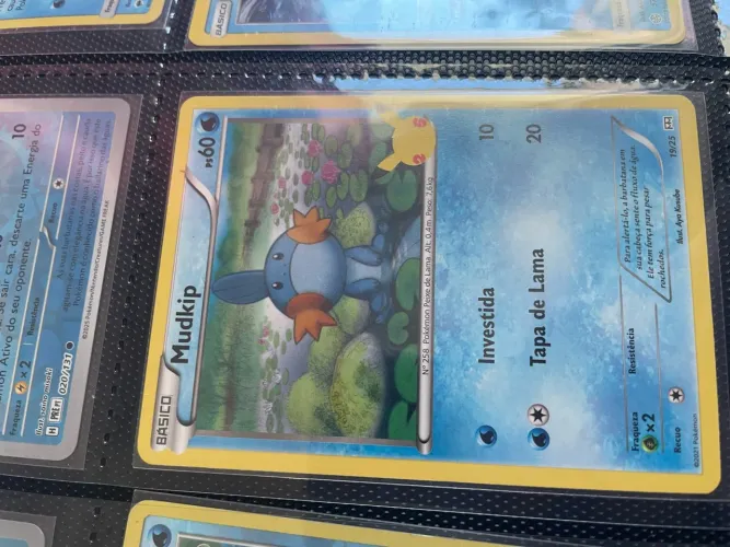 Carta Pokémon mudkip promocional McDonald?s 25 anos