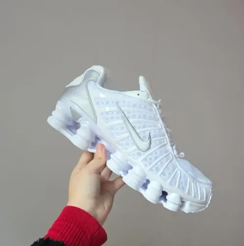 Tênis Nike Shox tl 12 Molas Esportivo Masculino Confortável BR 43 Branco