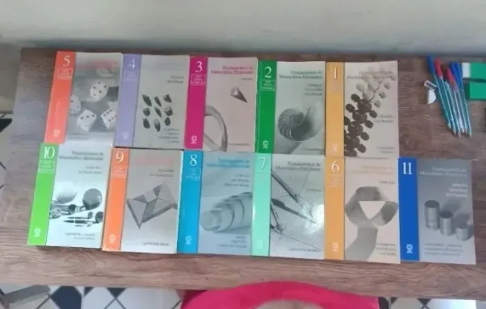 FUNDAMENTOS DE MATEMÁTICA ELEMENTAR - Gelson Iezzi - 11 VOLUMES - COLEÇÃO COMPLETA