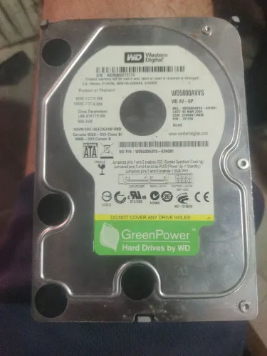 HD 500 gigas western digital Green Power