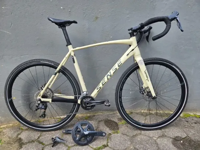 Bicicleta Gravel Sense Versa Comp Creme