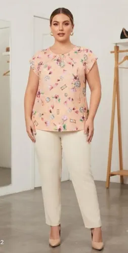 Blusa Manga estampado