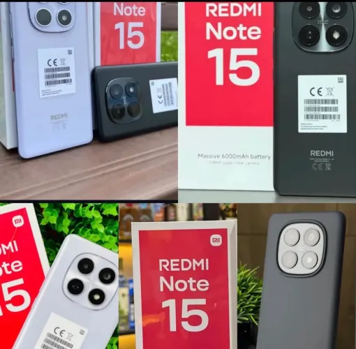 Note 15 Xiaomi Novo Entregamos 256/08 Preto Azul Roxo Lacrado Redmi 