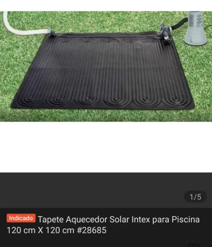 2 tapetes aquecedores de piscina intex