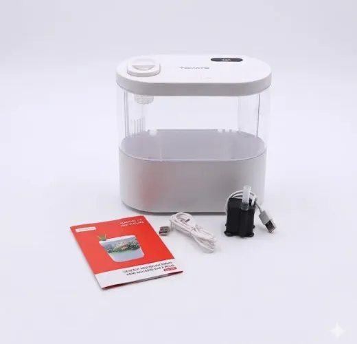 Mini Aquário Tomate Mdl-001 Com Luz E Bomba
