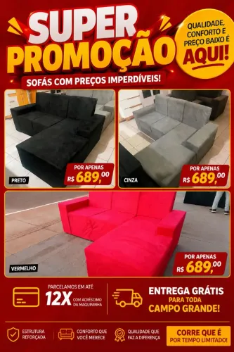 Sofa novo - mega promoção 