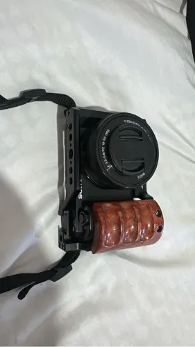 Câmera Sony Zve10 + flash godox + mochila Kit completo (com a caixa)