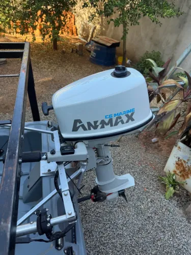 Motor anmax 5hp com tanque 12L acelerador gva para caiaque