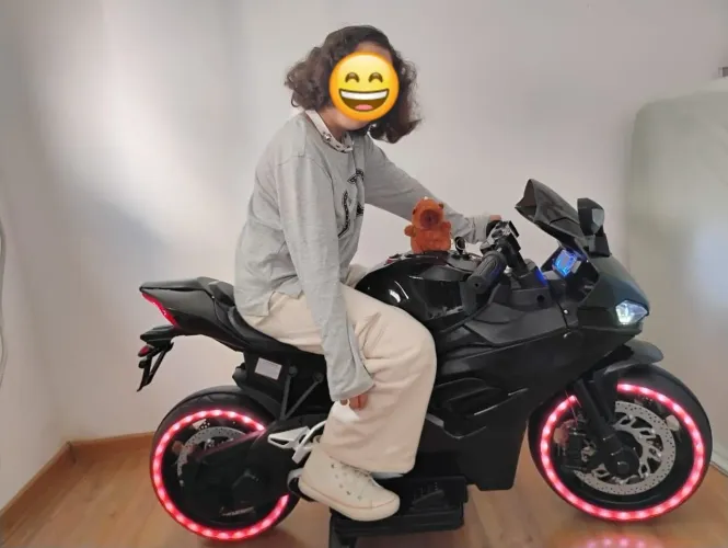 Mini moto elétrica infantil 12v 220/110v