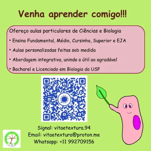 Aulas de Ciências e Biologia para Ensino Fundamental e Médio