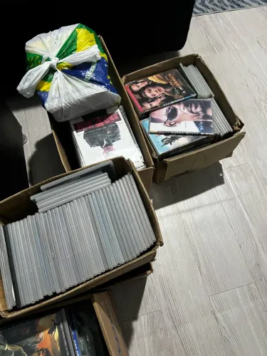 100 unidades de dvd para decoração