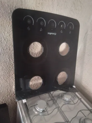 Tapa de vidro do fogão 4boca esmalte