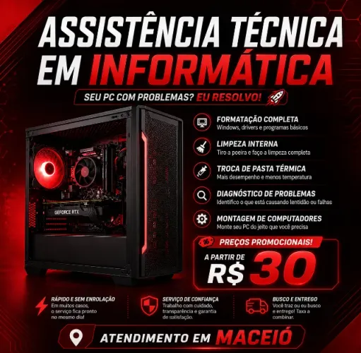 Assistência técnica para Computadores (Desktop)