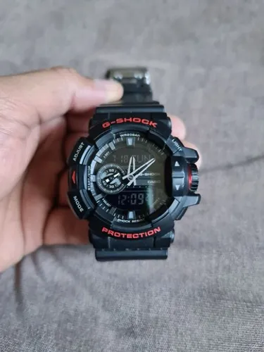 "Somente Venda" Relógio Casio G-shock Ga-400hr-1adr Ga 400hr Preto Vermelho