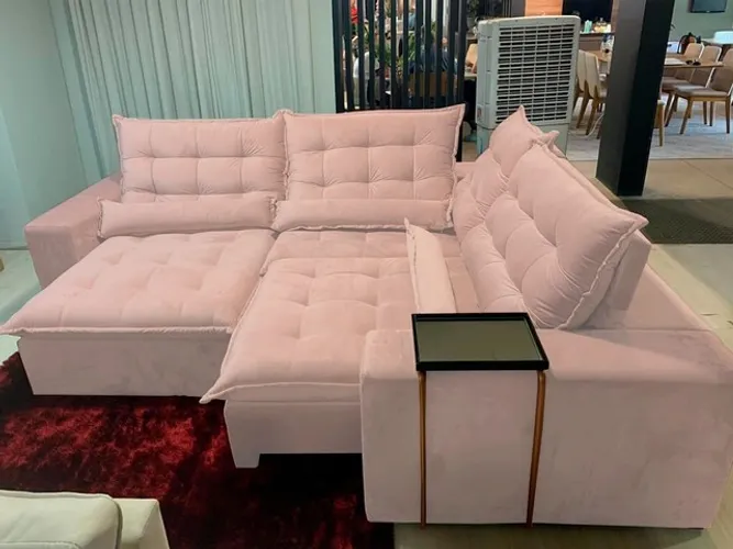 Sala sofá retrátil e reclinável