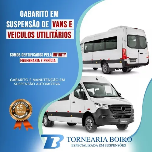 Gabarito de suspensão para Vans