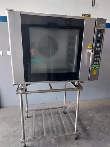 Forno combinado a gás - Prática