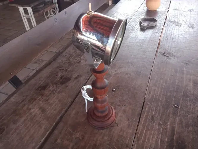 Luminária rústica
