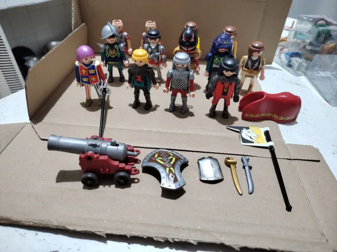 Lote bonecos Playmobil antigo bom estado