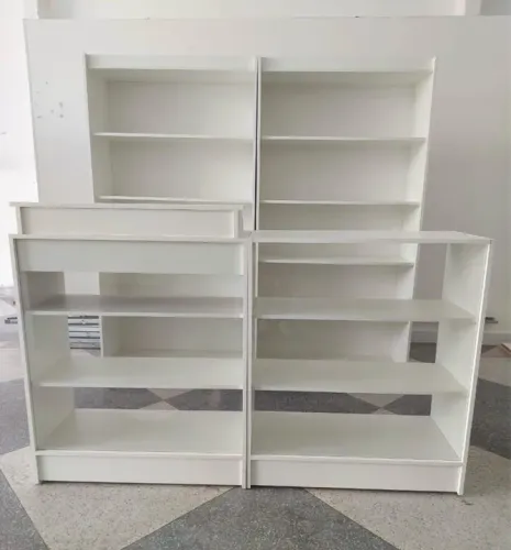 BALCÃO CAIXA VITRINE + BALCÃO VITRINE - MDF NOVO