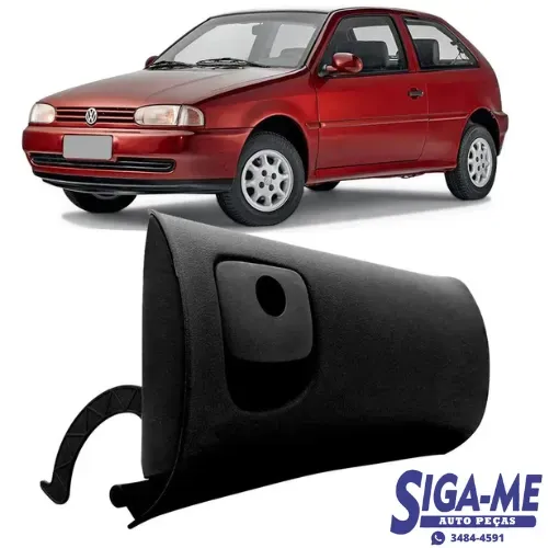 Tampa Porta Luva Gol 95/99 Preta Cod: 005661