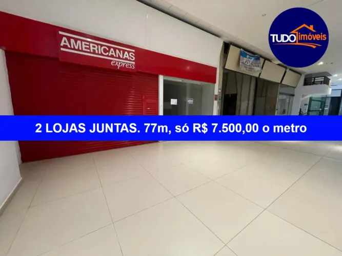 LOJA 77,05M² NO ORION OFFICE RESIDECE MALL, PRONTA, MELHOR LOCALIZAÇÃO DO GAMA, EXCELENTE 