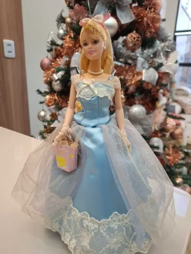 Barbie Birthday Wishes Blue Dress