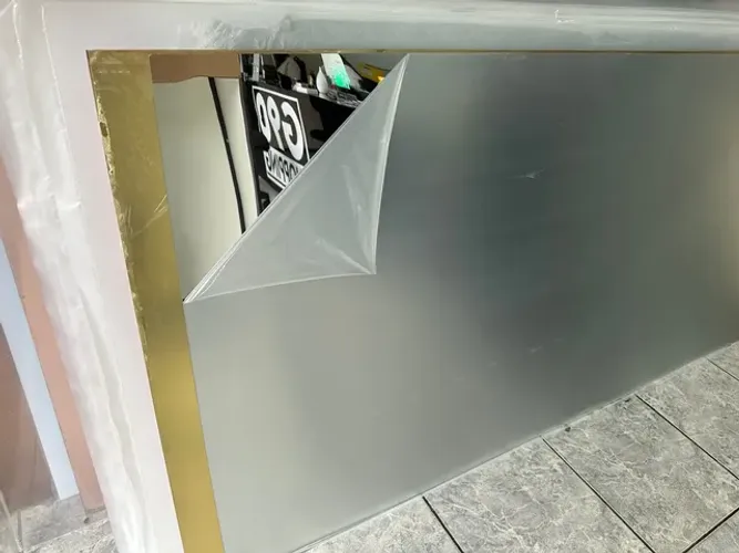 Chapa 1 x 2 Metros 2mm Espelhado Prata