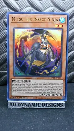  Yugioh!!! Mitsu The Insect Ninja [dabl-pt016] Ultra Rare