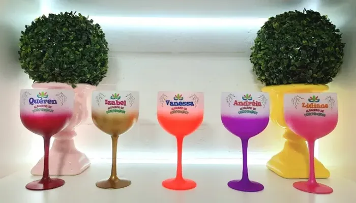 Taça de Gin Degradê Personalizada