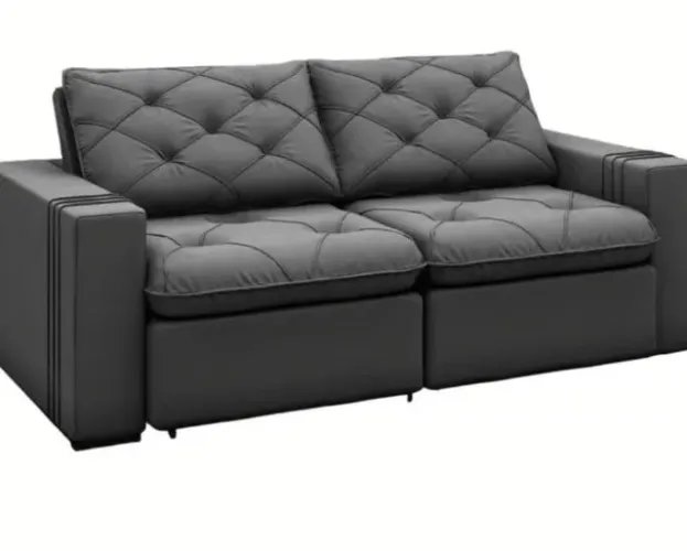 Sofá 2,00m Retrátil e Reclinável Super Lindo Fazemos Entrega