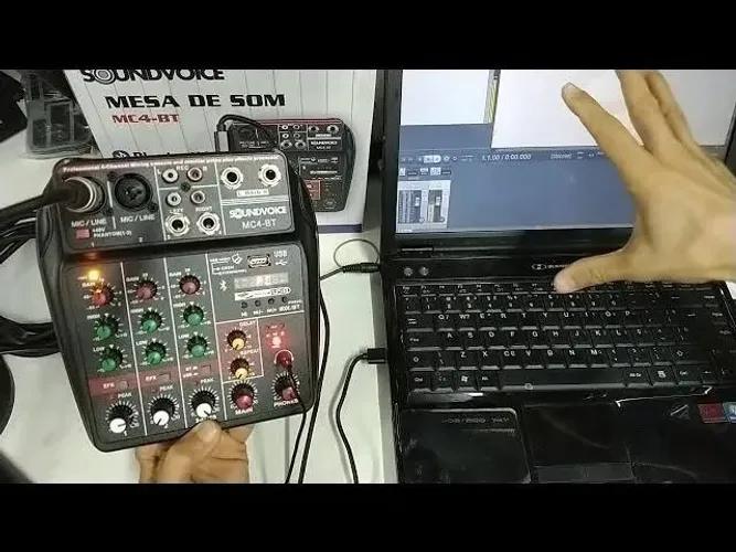 Mesa de som Novas+ Entrega Rápida