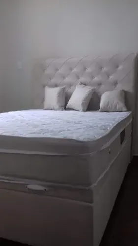 Cama box Queen + Colchão genki kenko 