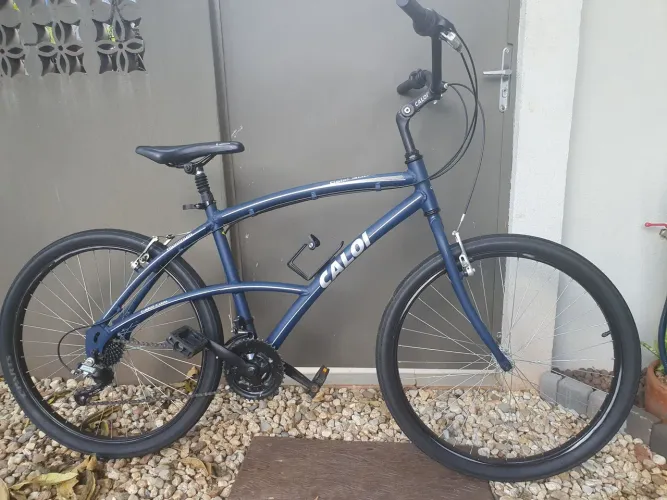 Bicicleta caloi 300 21 marcha azul aro 26
