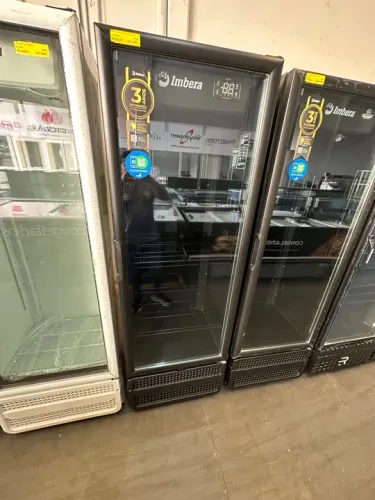 Cervejeira porta de vidro 454 litros imbera 