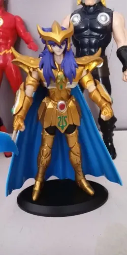 Boneco cavaleiros do zodíaco miro escorpião ( não é Cloth myth ) amigo saga shaka camus