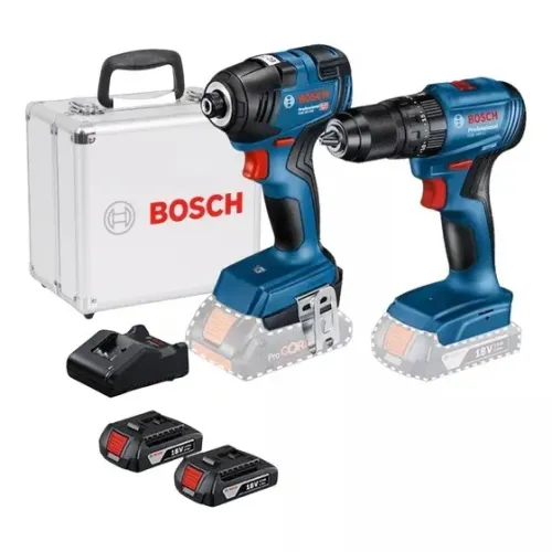 Combo Furadeira Gsb-185li + Chave Impacto Gdr 18v-200 Bosch