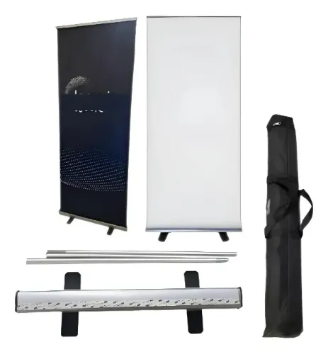 Locação Porta Banner Roll-up e Suporte para Eventos Corporativos em Goiânia