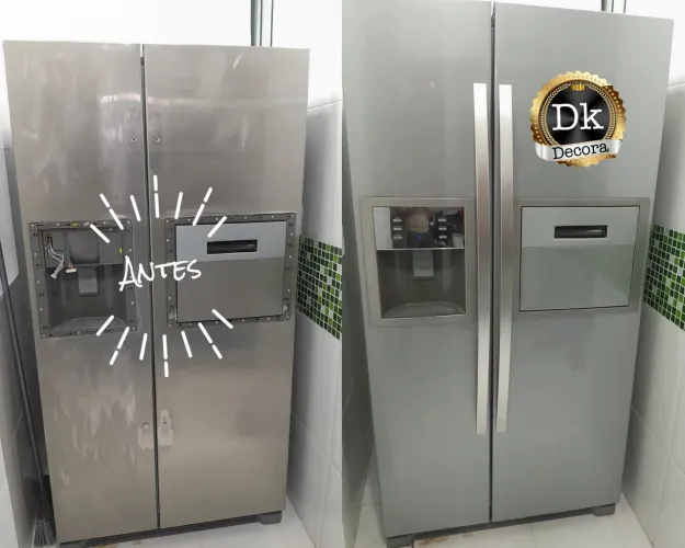 Reforma de Geladeira: Antes e Depois - DK Decora