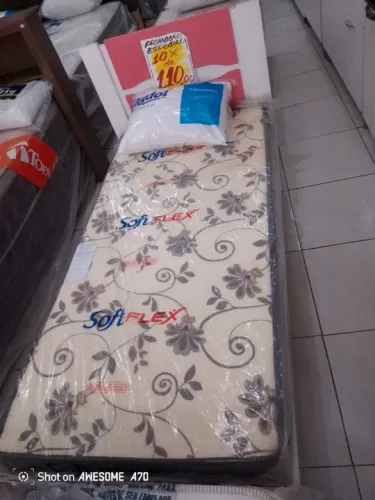 Cama infantil rosa com branco ENTREGA E MONTAGEM GRÁTIS 